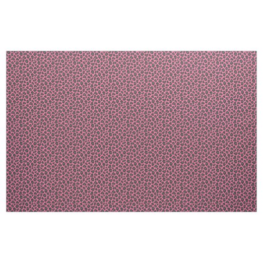 Leopard Print Pink Grau Stoff (Yard (91,4 cm))