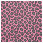 Leopard Print Pink Grau Stoff (Muster)