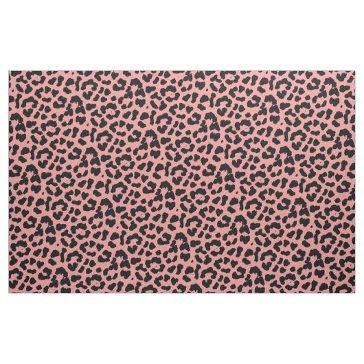Leopard Print Polka Dot Muster Pink Stoff (Yard (91,4 cm))