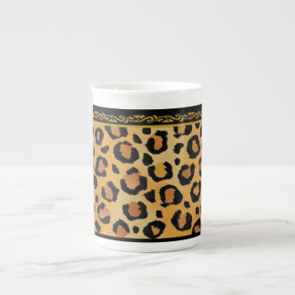Leopard Print Porzellantasse