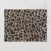 Leopard Print Postkarte (Vorderseite)