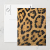 Leopard Print Postkarte (Vorne/Hinten)