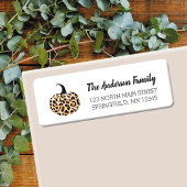 Leopard Print Pumpkin Rücksendeadresse