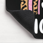 Leopard Print Rainbow Niedlich Mütter Day Funny Gi Mousepad (Ecke)