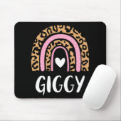 Leopard Print Rainbow Niedlich Mütter Day Funny Gi Mousepad (Mit Mouse)
