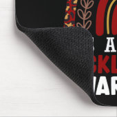 Leopard Print Rainbow Sickle Cell Warrienes Mousepad (Ecke)