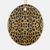 Leopard Print Round Ornament (Links)