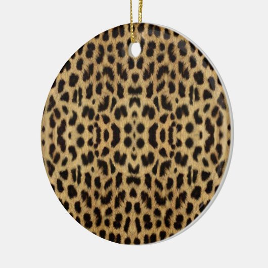 Leopard Print Round Ornament (Links)