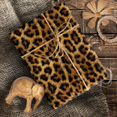 Leopard Print Safari Party ID1153 Geschenkpapier