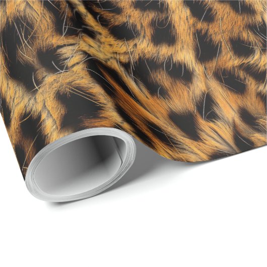 Leopard Print Safari Party ID1153 Geschenkpapier (Rolleneckpunkt)