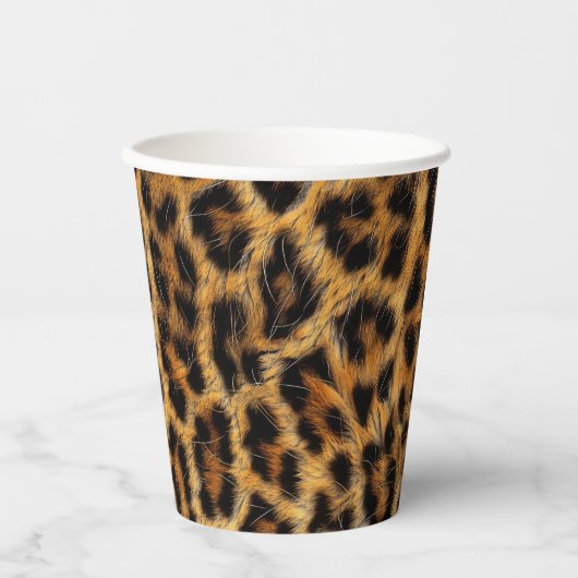 Leopard Print Safari Party Supplies ID1153 Pappbecher (Vorderseite)