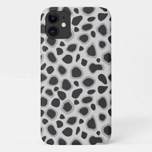Leopard Print - Schatten von Grau Case-Mate iPhone Hülle (Rückseite)