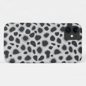 Leopard Print - Schatten von Grau Case-Mate iPhone Hülle (Rückseite (Horizontal))