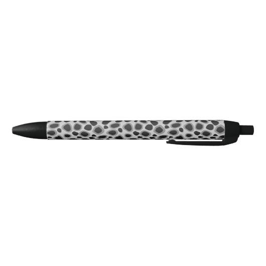 Leopard Print - Schatten von Grau Kugelschreiber (Unterseite)