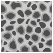 Leopard Print - Schatten von Grau Stoff (Nahaufnahme)