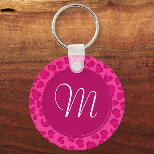 Leopard Print Schlüsselanhänger (Vorderseite)