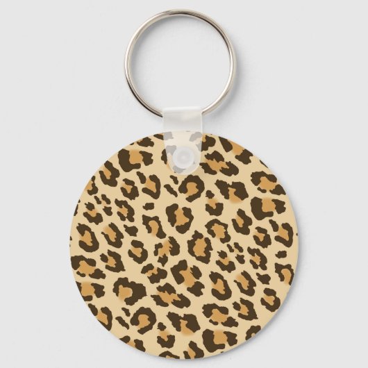 Leopard Print Schlüsselanhänger (Vorderseite)