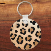 Leopard Print Schlüsselanhänger (Vorderseite)