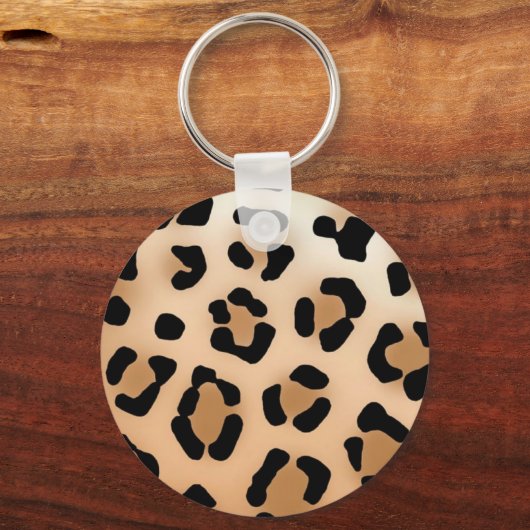 Leopard Print Schlüsselanhänger (Vorderseite)