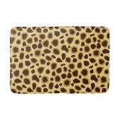 Leopard Print, Schokolade Brown und Camel Tan Badematte (Vorderseite)