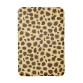 Leopard Print, Schokolade Brown und Camel Tan Badematte (Vorderseite Vertikal)