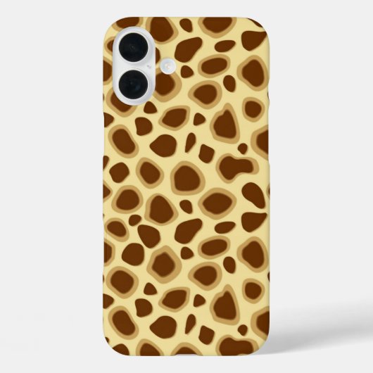 Leopard Print - Schokolade Brown und Camel Tan Case-Mate iPhone Hülle (Rückseite)