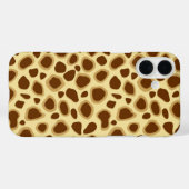 Leopard Print - Schokolade Brown und Camel Tan Case-Mate iPhone Hülle (Rückseite (Horizontal))