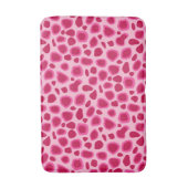 Leopard Print, Schwarz und Weiß Badematte (Vorderseite Vertikal)