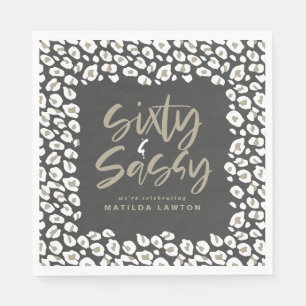 leopard print sechzig und sassy Party modern Serviette