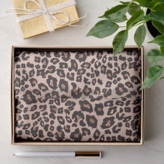 Leopard Print Seidenpapier (Geschenk)