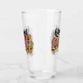 Leopard Print Seligen Mama Glas (Links)