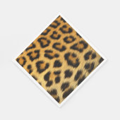 Leopard Print Serviette (Ecke)