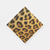Leopard Print Serviette (Ecke)