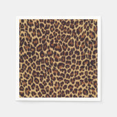Leopard Print Serviette (Vorderseite)