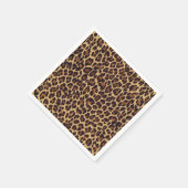 Leopard Print Serviette (Ecke)