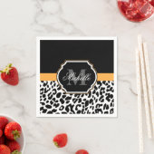 Leopard Print Serviette (Beispiel)