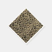 Leopard Print Serviette (Ecke)
