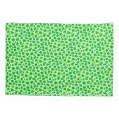 Leopard Print - Shades of Lime Green Kissenbezug (Rückseite)