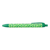 Leopard Print - Shades of Lime Green Kugelschreiber (Oberseite)