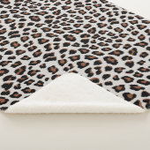 Leopard Print Sherpadecke (3/4)