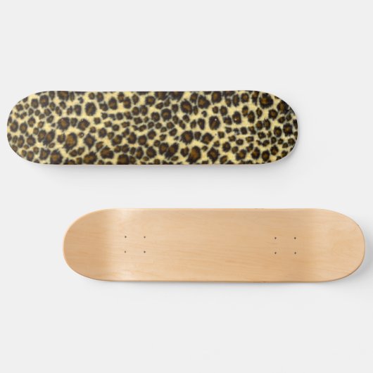 Leopard Print Skateboard (Horizontal)