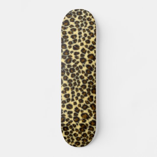 Leopard Print Skateboard (Vorderseite)