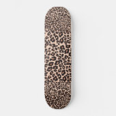 Leopard Print Skateboard (Vorderseite)