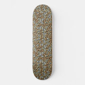 "Leopard Print" Skateboard (Vorderseite)