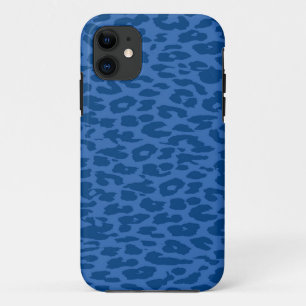 Leopard Print Skin Deep Blue Case-Mate iPhone Hülle