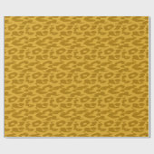 Leopard Print Skin Fur Geschenkpapier (Flach)