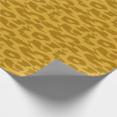 Leopard Print Skin Fur Geschenkpapier (Ecke)