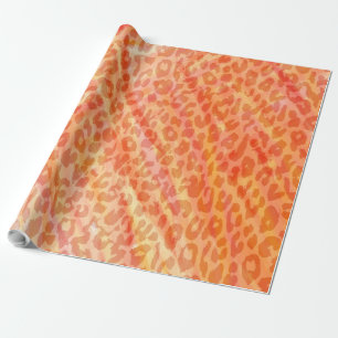 Leopard Print Skin Fur Geschenkpapier