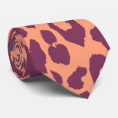 Leopard Print Skin Krawatte (Gerollt)