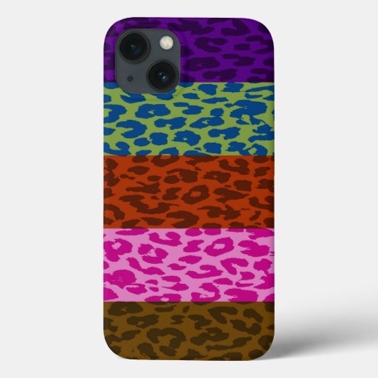 Leopard Print Skin Stripe Muster 3 Case-Mate iPhone Hülle (Rückseite)